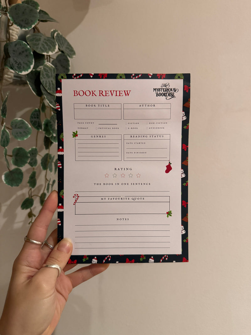 Book Review Notepad