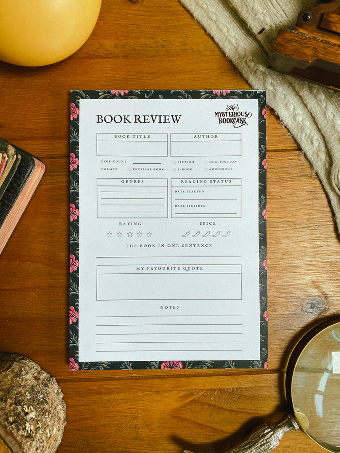 Book Review Notepad